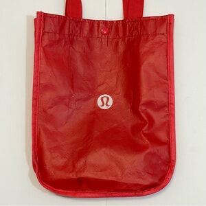 Lululemon Reusable Red Shopping Tote Bag